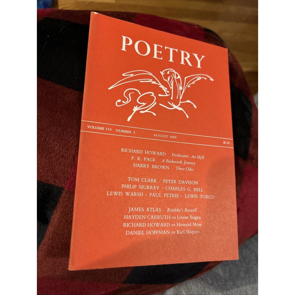 Hayden CARRUTH, Daryl HINE / Poetry – Volume 114 Number 5 August 1969 1st ed